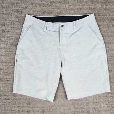 BYLT Kinetic Shorts Mens 36 Gray Stretch Performance Casual Golf Premium  - $34.64