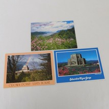 Lot of 3 Postcards Columbia River Gorge Crown Point Vista House Oregon L... - £6.13 GBP