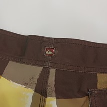 Quiksilver Cypher Series 4 Way Stretch Men's 36 (36×11) Multicolor Plaid Shorts image 12