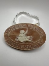 Vintage Mother And Fathers Italian Association Belt Buckle 3.75” - $19.80