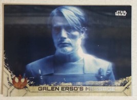 Rogue One Trading Card Star Wars #22 Galen Erso’s Message - £1.56 GBP