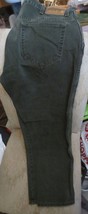 Mens Coleman Jeans Carpenter Pants Green Khaki Size 38 X 30 Stretch Relax Fit - £13.29 GBP