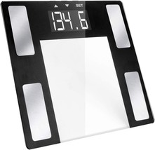 Wireless Weight Smart Body Fat Scale With A Sleek Tempered Glass Platform, Large - $35.93