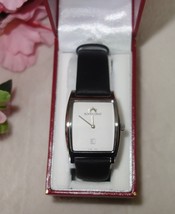 ROVEN DINO malibu STAINLESS STEEL LEATHER SAPPHIRE CRYSTAL SWISS QUARTZ ... - $1,009.12 MXN