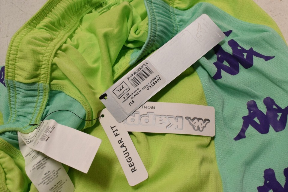 Kappa Mens Regular Fit Soccer Shorts Green 2XL Item image 9