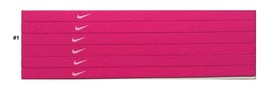 NEW Nike 2.0 Swoosh Women&#39;s Assorted 2 PC SET Headbands Solid Color Your... - £7.98 GBP
