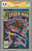 CGC SS 9.0 Spectacular Spider-Man #85 SIGNED Al Milgrom &amp; Tom DeFalco Hobgoblin - £124.12 GBP