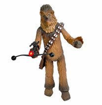 Star Wars 16” Chewbacca Wookie Poseable Talking/Lights—SEE VIDEO! Chewy Chewie - £20.71 GBP