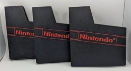 Lot of 3 Nintendo NES OEM Vintage Official Cartridge Dust Covers Sleeves - $14.85