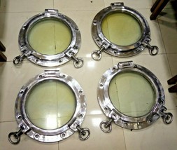 Original Opening Ships Aluminium Porthole – 12in Glass Set of 4 Pices - $10,972.47 MXN