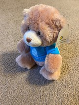 Smithsonian Institution Bear with tea shirt DC  Blue NWT Plush Stuffed A... - $14.01