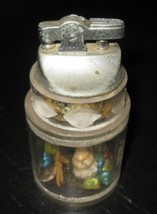 Vintage Kron Lucite Art Deco Sea Shells Ocean Theme Table Top Petrol Lighter - £28.10 GBP