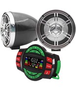 Utv Atv Bluetooth Amplifier Sound System Hand-Free Speakers Fm Usb Audio... - €44,31 EUR
