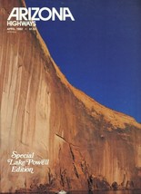 1982 APRIL ARIZONA HIGHWAYS SPECIAL LAKE POWELL EDITION HOUSEBOATING COL... - £20.70 GBP