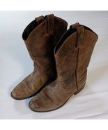 Larado Cowboy Western Boots Brown Adult 7.5 Pointed Toe Outdoors Casual USA - $636.53 MXN