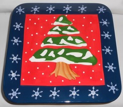 Zrike Everyday Nordic Pattern Footed Cake Plate Christmas/Holiday - £23.48 GBP