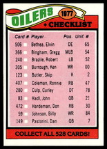1977 Topps #211 Houston Oilers CL EX-B110 - £15.58 GBP