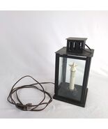 Vtg 90s-Y2K Bel Air Lighting Black Metal Star Candle Lantern, Hanging or... - $668.62 MXN