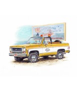 Signed JAWS Chevy Blazer Poster Print Wall Art 11x14 Unframed - $33.57 CAD