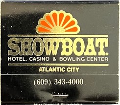 Showboat, Hotel &amp; Casino, Atlantic City, New Jersey Match Book Matches Matchbook - £9.42 GBP