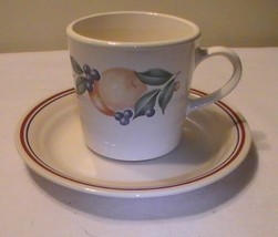 Corning Corelle Abundance Cup and Saucer Replacements - Set of 4 - £30.57 GBP