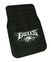 Scratch &amp; Dent NFL Eagles Officially Licensed Universal PVC Floor Mat Set of 2 - £24.70 GBP