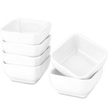 Ultra-Strong 3 Oz Ceramic Dip Bowls Set, White Dipping Sauce Bowls/Dishes For To - £25.09 GBP