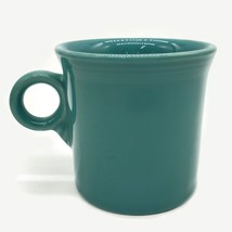 Fiestaware Turquoise Ceramic Mug Coffee Cup USA By Homer Laughlin 3 1/2&quot; Tall - £9.30 GBP