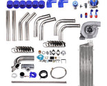 T3 T4 T04E Universal Turbo Stage III&amp;Wastegate&amp;Turbo Intercooler&amp;piping ... - $511.88