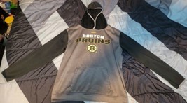 Boston Bruins Hoodie Pullover Reebok Face Off  Collection Size Sm/Young Adult - £11.99 GBP
