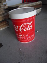 Vintage Empty Coca Cola Clip On Shoulder Pads Container - $16.83