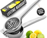 Lemon Squeezer Stainless Steel With Premium Quality Heavy Duty Solid Met... - $55.99