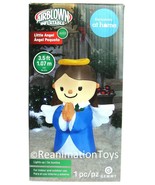 Gemmy Airblown Lighted 3.5&#39; Little Angel Christmas Holiday Indoor/Outdoo... - £31.26 GBP