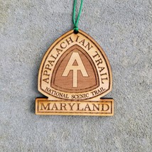 Appalachian Trail Maryland Ornament Christmas American Wood Engraved MD ... - $18.80