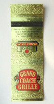 Grand Coach Grille  Maple Shade, New Jersey Restaurant 20 Strike Matchbook Cover - $1.75