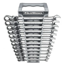 GearWrench 85698 12-Pc XL Metric Locking Flex Combination Ratcheting Wre... - £348.71 GBP