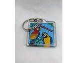 Agiftcorp Bahamas Macaw Parrot Acrylic Keychain 1 1/2&quot; - £19.77 GBP