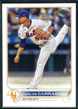 2022 Topps #633 Carlos Carrasco New York Mets - £0.77 GBP