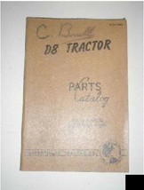 Caterpillar Cat D8 Tractor Parts Catalog Manual - $13.88