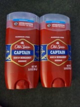 2 Old Spice Red Collection Captain Scent Deodorant for Men, 3.0 Oz. (D7) - £12.01 GBP