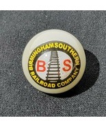 Vintage Birmingham Southern Railroad Company Marble White 1&quot; Glass Marble - $13.23 CAD