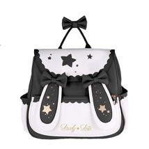 Star &amp; Moon ~ Sweet ita Backpack with Rabbit Ears by LovelyLota - £115.52 GBP
