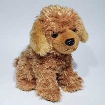 Aurora Purely Luxe 8&quot; Golden Doodle Brown Dog Puppy Plush EUC - £10.33 GBP
