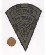 REALTRAIN EFFTRAIN Patch-SCOPES FOX-Kinton Ari Catb Tradoc-Green-vtg-Mil... - $25.64 CAD