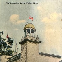 Cedar Point Ohio Postcard The Cascades Ice Cream Vintage 1910s Amusement Park - $49.49