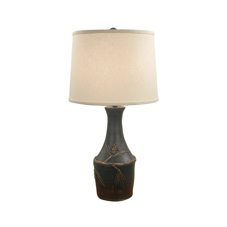 Nature-Inspired Pinecone Table Lamp - $387.12
