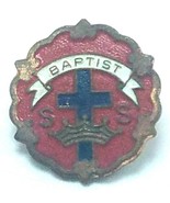 Vtg Baptist SS Metal and Enamel Lapel Pin Broadmab Surplus USA  - $186.12 MXN