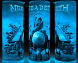 Glow in the Dark Megadeth Warheads on Foreheads Heavy Metal Cup Mug Tumb... - £17.76 GBP