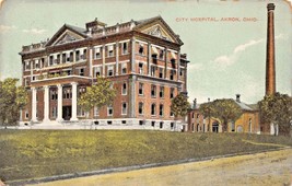 1908 Akron Ohio City Hospital Postcard Postcard Myersville Ohio Postmark-
sho... - £7.12 GBP