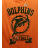 "MIAMI DOLPHINS" NFL Licensed NWT Orange "Soft Tee" NWT Size (XL) Retail... - $17.08